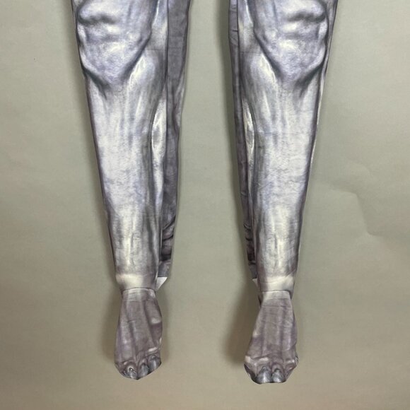 Skeleton Monster Halloween Costume‎ Child Boy Mask Full Bodysuit Size Medium Zip - Picture 12 of 13